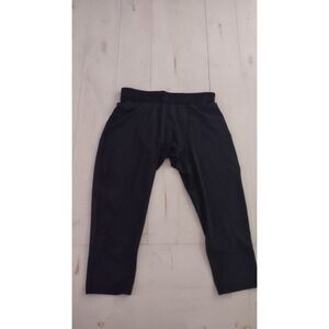 Men's Reebok Athletic Black Base Layer Leggings Bottoms Size L
